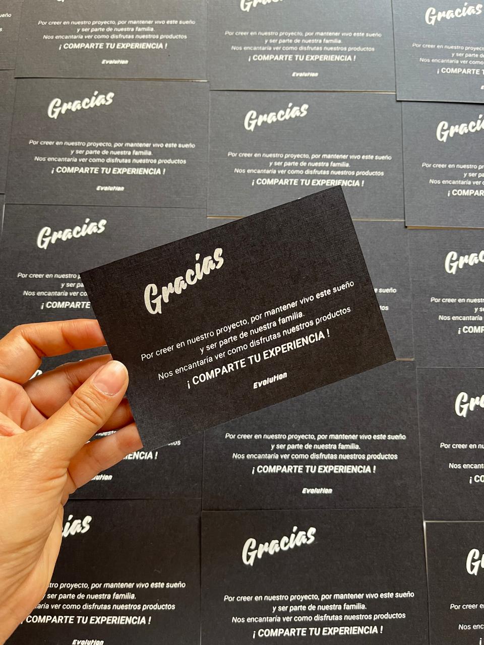 Tarjetas de agradecimiento PREMIUM