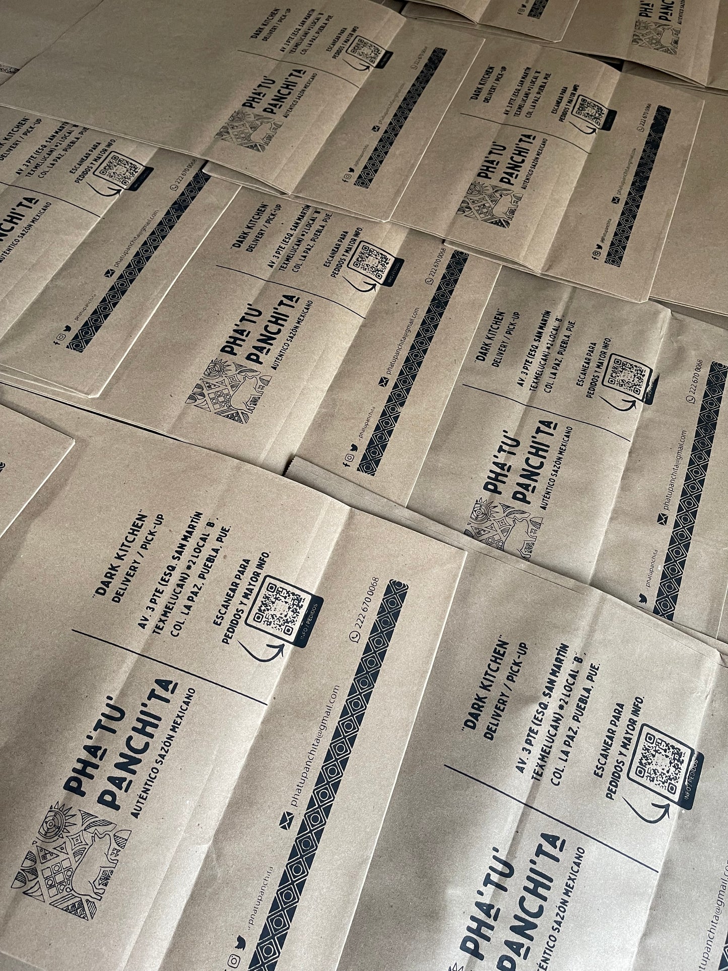 Bolsa Kraft comida/delivery