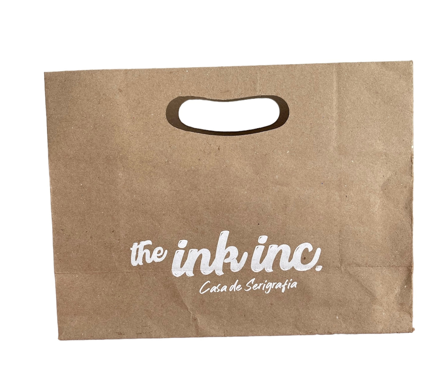 Bolsa de papel Kraft c/asa de riñon