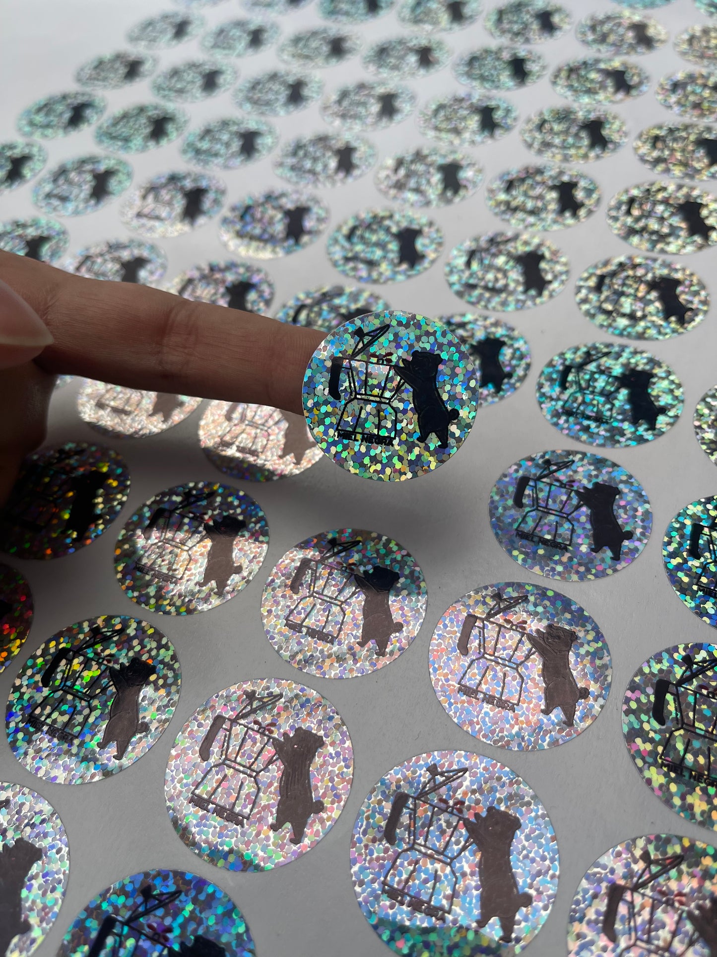 Stickers holográfico