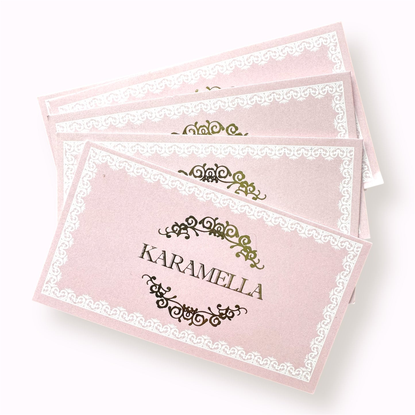 Tarjeta presentación con foil