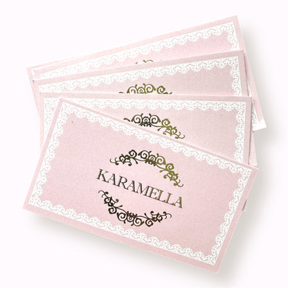 Tarjeta presentación con foil