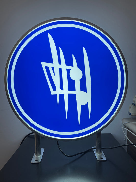 Anuncio circular fachada doblevista