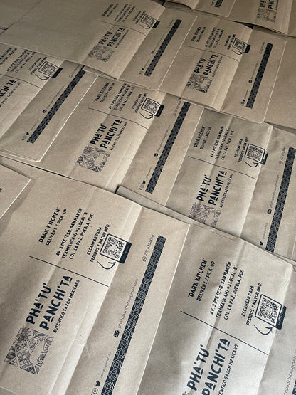 Bolsa Kraft comida/delivery