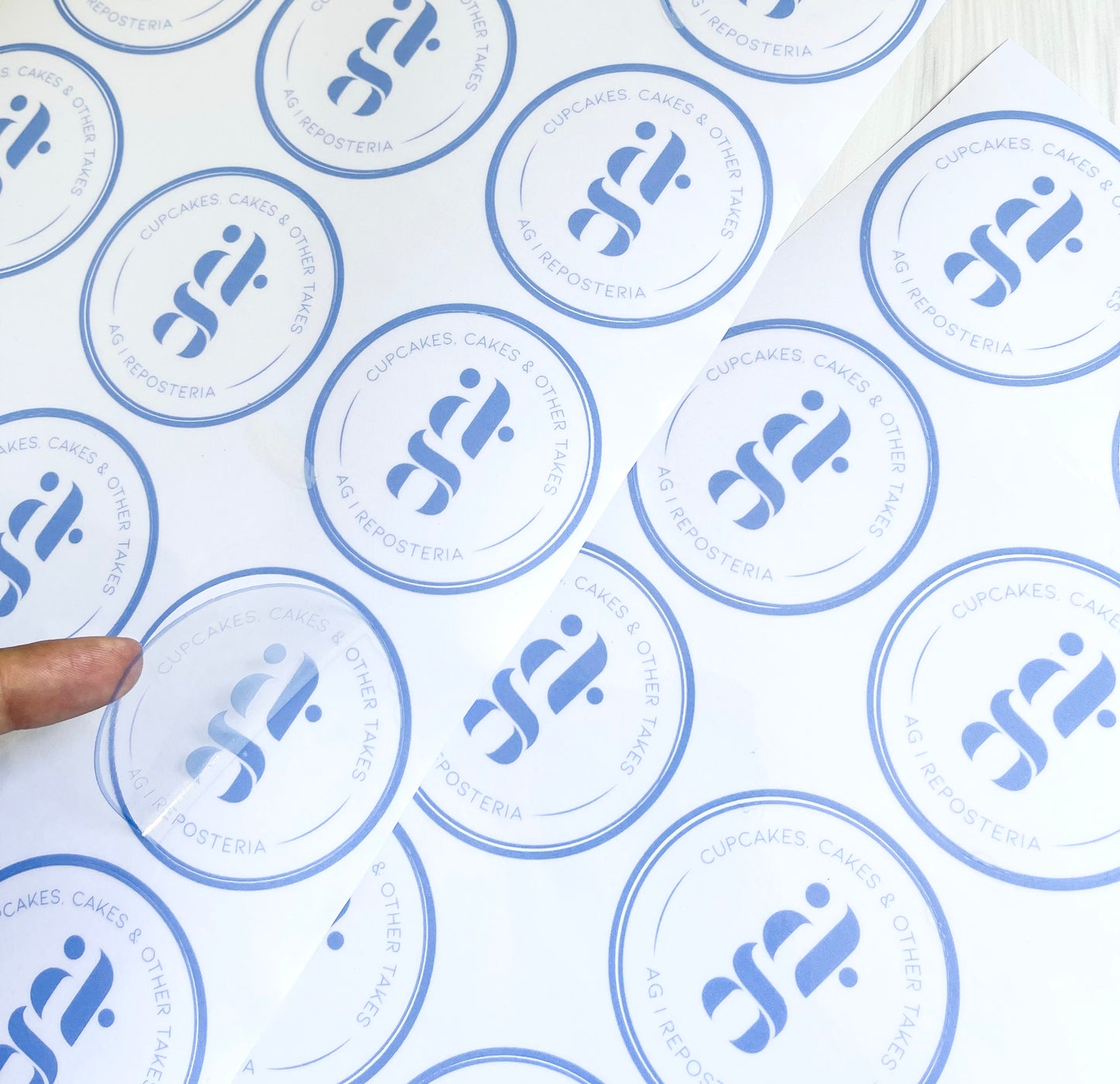Sticker transparente