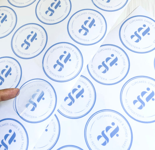 Sticker transparente