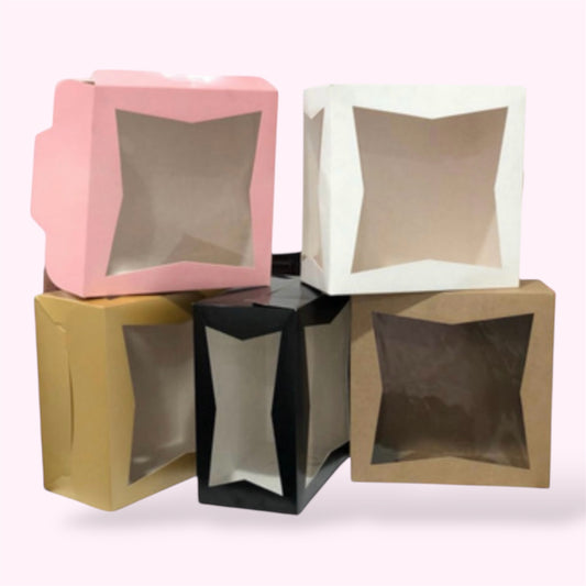 Caja Pastel acetato color